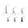 Httmt Mt215-017b- Complete Fairing Bolts Kits Compatible With Suzuk Gsxr 750 00-03 1000 01-02 Silver