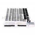 Httmt Mt215-017b- Complete Fairing Bolts Kits Compatible With Suzuk Gsxr 750 00-03 1000 01-02 Silver