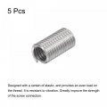 Uxcell Wire Thread Inserts 1 4-20 Unc 3 0d 304 Stainless Steel Helical Type Coiled Screw Repair Threaded Sleeve Sheath 5pcs