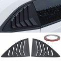 Side Window Louvers Matte Black For Chevrolet Chevy Camaro 2010 2011 2012 2013 2014 2015 Left Right 2pcs Windshield Sun Shade 