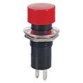 Spst Push Button Switch Red Momentary-on Normally Open 