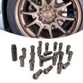 22pcs Tapered Lug Nuts With Nut Sleeve Key Alloy Steel For For Suzuki M12x1 25