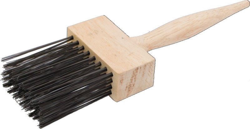 Marshalltown Steel Wire Whisk Brushes Hardwood Block Carbon Bristles 2984