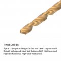 Uxcell M4 X 0 7 Spiral Point Thread Tap And 3 3mm Twist Drill Bit Set Metric Titanium Plated 6542 High Speed Steel Machine