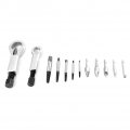 Nut Splitters Set 12pcs Manual Pressure Splitter Extractor Tool With 5 Broken Bolt Extractors Damaged Screw Removers And 2