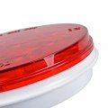 4x Amber Ultra Thin 4-led Warning Emergency Flashing Strobe Light Bars Surface Mount And 2 Red White 4 Round 12-led Truck 