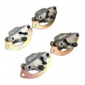 Front Rear Brake Calipers For Polaris Sportsman 550 850 X2 Xp 1000 W Pads