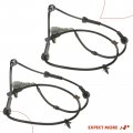 A-premium Rear Abs Wheel Speed Sensor Compatible With Nissan Models X-trail 2004-2008 2010-2012 Rogue 2008-2013 2-pc Set