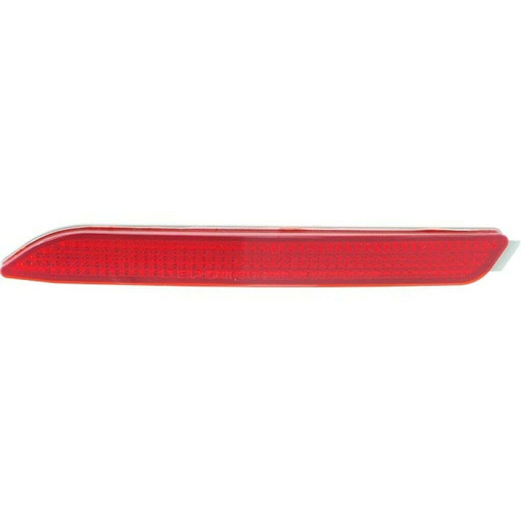 Rear Bumper Reflector Passenger Side For Toyota Matrix 2009 To 2014 Replacement Lx2831100 Black Standard Style Plastic