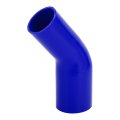 1 Pcs 63mm 2 48 -76mm 99 Id 120mm 4 72 Length 45 Degrees Blue Car Silicone Hose Coolant Universal 
