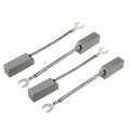 Uxcell 4pcs Carbon Brushes 32mmx12 5mmx10mm Graphite For Electric Motor Power Tool Replacement Parts