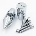 Handlebar Risers For Honda Shadow Spirit 750 Aero Vtx 1300 C 1800n Valkyrie Chromed