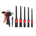 High Pressure Dust Blower 5 Brushes 80 To 160psi Long Lasting Comfortable Handle Car Interior Cleaning