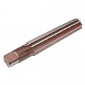 Uxcell Mt4 Morse Taper Reamer H8 Accuracy Alloy Tool Steel 8 Flutes Straight Shank Finish Hand Cutter Milling Conical For Bore