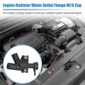 Uxcell No 25329-b2100 Engine Radiator Filler Neck W O Cap For Kia Soul 2 0l L4 2014-2019 Plastic Upper Coolant Water Pipe
