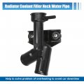 Uxcell No 25329-b2100 Engine Radiator Filler Neck W O Cap For Kia Soul 2 0l L4 2014-2019 Plastic Upper Coolant Water Pipe