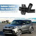 Uxcell No 25329-b2100 Engine Radiator Filler Neck W O Cap For Kia Soul 2 0l L4 2014-2019 Plastic Upper Coolant Water Pipe