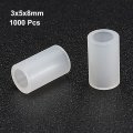 Uxcell 1000pcs 3x5x8mm Nylon Straight Insulating Tube Pcb Pillar Standoff Spacer