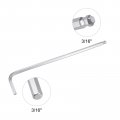 Uxcell 3 16 Ball End Hex Key Wrench L Shaped Long Arm 40cr Repairing Tool Sae 2 Pcs