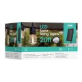 Feit Electric Led Solar Powered String Lights Dusk-to-dawn Sensor 20ft Shatter Resistant Outdoor Linkable 2700k Warm White 15