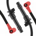 Caltric Spark Plug Wire Set Compatible With Polaris Ranger Crew 900 2014 2015 2016 2017 2018 2019