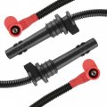 Caltric Spark Plug Wire Set Compatible With Polaris Ranger Crew 900 2014 2015 2016 2017 2018 2019