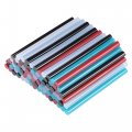 80pcs Mini Hot Glue Gun Sticks 4-inch X 0 27-inch For Guns Clear Black Red Blue 