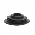 Uxcell A18032600ux0408 Universal Car Headlight Fog Light Rubber Housing Seal Cap Dust Cover