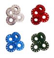 Outlaw Racing Or2444bk 4pcs Billet Anodized Factory Washers W Collar Countersunk Motorcycle Atv Black 
