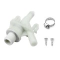 Nghtmre 385311641 Rv Toilet Water Valve Kit Replacement Parts For 300 310 320 Series Pedal Flush Sealand Marine