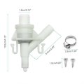 Nghtmre 385311641 Rv Toilet Water Valve Kit Replacement Parts For 300 310 320 Series Pedal Flush Sealand Marine