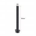 Uxcell M4 X 50mm Carbon Steel Phillips Pan Head Machine Screws Bolts Combine With Spring Washer And Plain Washers 10pcs