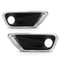 Fog Light Cover Lamp Bezel Trims For Jeep Grand Cherokee 2016-2020 68261710aa 68261711aa Pair Chrome 