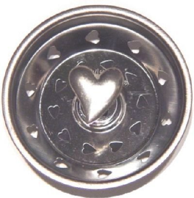 Heart Pewter Kitchen Strainer