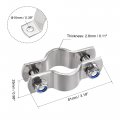 Uxcell Wall Mount Ceiling Pipe Support 304 Stainless Steel Bracket Clamp For 31mm 2pcs