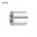 Uxcell 4pcs Aluminum Spacer 1 2 Bore X Od Length Screw Standoff Bushing Plain Finish Round Metal For Id Screws Bolts And Rods