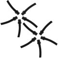 One Way Fuel Tank Cap Vent Breather Set 10 Pack For Atv Dirt Bike Pbgc-001 Aluminum Gas Tube Pw50 Pw80 Tw200 Crf Xr Cr Black 6 