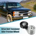 X Autohaux Serpentine Drive Belt Tensioner Idler Friction Wheel For Chevrolet Astro 1987-1989 Blazer 1989-1995 Pulley Ac