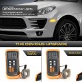 Amber Led Strips For 2015-2023 Porsche Macan 95b-series Front Bumper Side Marker Lights Lamps Chrome Housing Smoked Lens