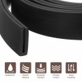 Uxcell U Channel Edge Trim 6 6ft Length Rubber Guard Seal Strip Protector Flat Type Fit For 1 5-2mm 15 64 W X 25 32 H Black