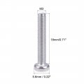 Uxcell M3x18mm Machine Screws Pan Phillips Cross Head Screw 304 Stainless Steel Fasteners Bolts 30pcs