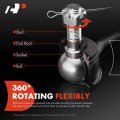 A-premium 2 X Front Outer Tie Rod Ends Compatible With Volkswagen Jetta 1999-2006 City 2007-2009 Golf 2007-2010 Beetle