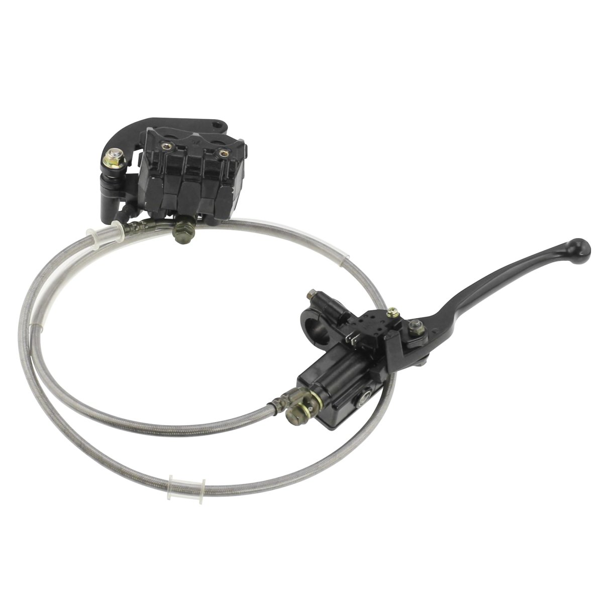 Pro Bat Hydraulic Front Disc Brake Caliper System With Extra Pad For 150cc 200cc 250cc Pit Trail Dirt Bike