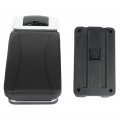 Ocpty Auto Armrest Center Console Lid Skin Cover Box For 2015 2016 2017 2018 2019 Mitsubishi Attrage Mirage Black