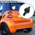 X Autohaux Black Front Rear Bumper Guard Protector Anti Collision Aluminum Alloy Guards Tail Tuning Part For Mercedes-benz