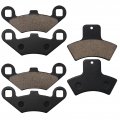 Front And Rear Brake Pads Replacement For Polaris Sportsman 335 400 500 Magnum 325 Scrambler Trail Blazer 250 Boss Xpedition 
