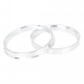 X Autohaux 4pcs 73 1 To 67 Mm Aluminium Alloy Car Hub Centric Rings Wheel Bore Spacer