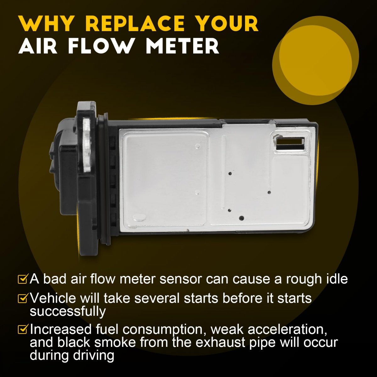 Mass Airflow Sensor 22680aa410 Compatible For 2014-2015 Subaruester 2015-2015 For Wrx