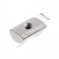 Uxcell M4 Roll In Spring T Nut With Sheet Carbon Steel For 3030 4040 Series Aluminum Extrusion Profile Rail 8mm Slot 12pcs