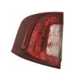 Tail Light Assembly For Ford Edge 2011 2012 2013 2014 Driver Side Red And Clear Lens Sport Model With Bulbs Replaces Bt4z13405a 